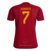 Maglia ufficiale Spagna Morata 7 Casa Mondiali 2022 per Uomo